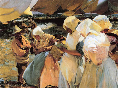 Valencian Fishwives Joaquin Sorolla